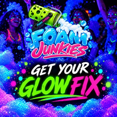 UV glow foam